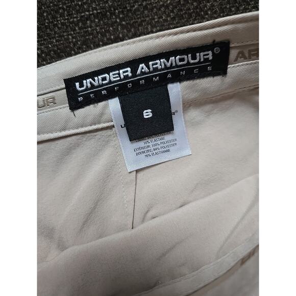 Under Armour Golf Skort Performance Loose Fit Stretch Women’s Size 6 Khaki - Picture 8 of 10